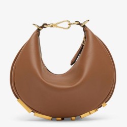 Replica Fendi Fendigraphy Mini Bag Brown Fake