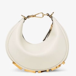 Replica Fendi Fendigraphy Mini Bag White Fake
