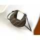 Replica Fendi Fendigraphy Mini Bag Brown FF Jacquard Fabric Replica Fendi Fendigraphy Mini Bag Brown FF Jacquard Fabric Fake