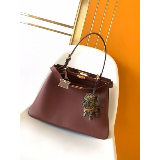 Replica Fendi Peekaboo Soft Large Bag Dark Brown Replica Fendi Peekaboo Soft Large Bag Dark Brown Fake