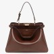 Replica Fendi Peekaboo Soft Large Bag Dark Brown Replica Fendi Peekaboo Soft Large Bag Dark Brown Fake