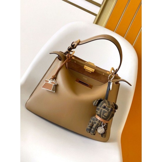 Replica Fendi Peekaboo Soft Medium Bag Brown Replica Fendi Peekaboo Soft Medium Bag Brown Fake