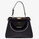 Replica Fendi Peekaboo Soft Medium Bag Black Replica Fendi Peekaboo Soft Medium Bag Black Fake