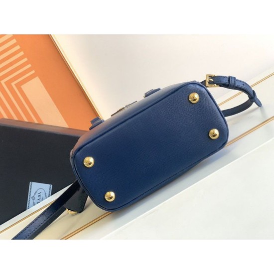 Replica Prada Mini/Medium Galleria Saffiano Bag Blue Replica Prada Mini/Medium Galleria Saffiano Bag Blue