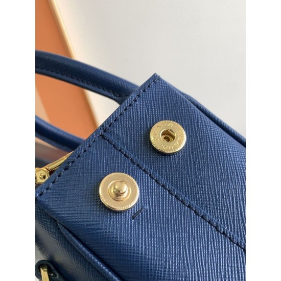 Replica Prada Mini/Medium Galleria Saffiano Bag Blue Replica Prada Mini/Medium Galleria Saffiano Bag Blue