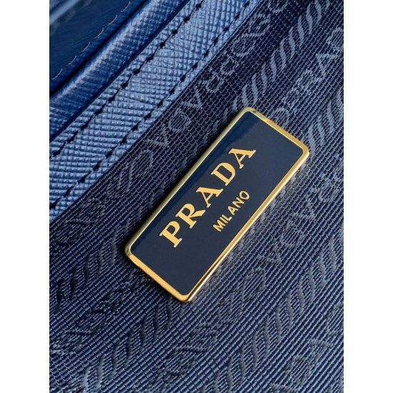 Replica Prada Mini/Medium Galleria Saffiano Bag Blue Replica Prada Mini/Medium Galleria Saffiano Bag Blue