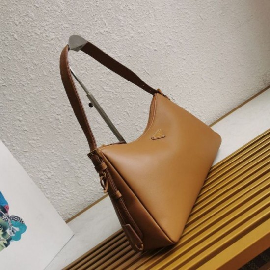 Replica Prada Aimee Large Shoulder Bag Brown Fake Replica Prada Aimee Large Shoulder Bag Brown Fake