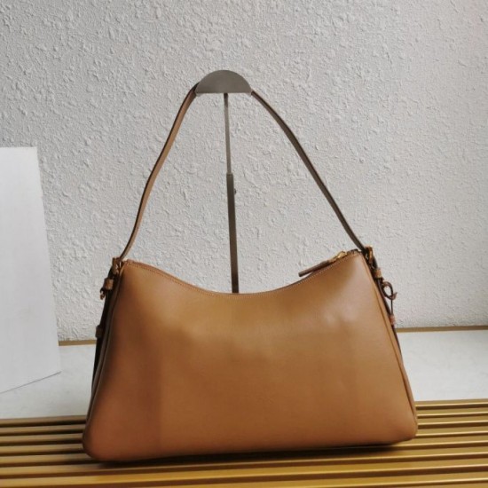 Replica Prada Aimee Large Shoulder Bag Brown Fake Replica Prada Aimee Large Shoulder Bag Brown Fake