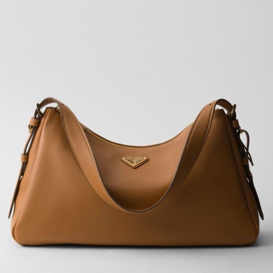 Replica Prada Aimee Large Shoulder Bag Brown Fake Replica Prada Aimee Large Shoulder Bag Brown Fake