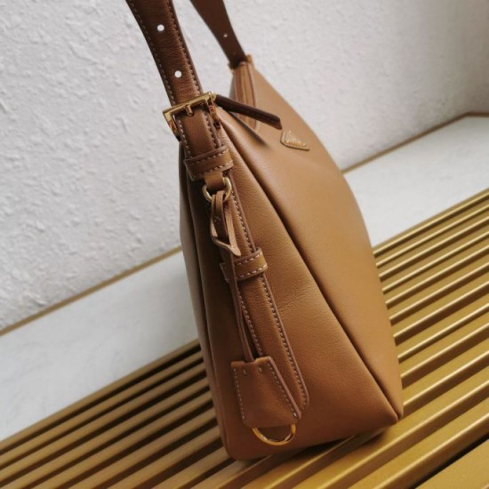 Replica Prada Aimee Large Shoulder Bag Brown Fake Replica Prada Aimee Large Shoulder Bag Brown Fake