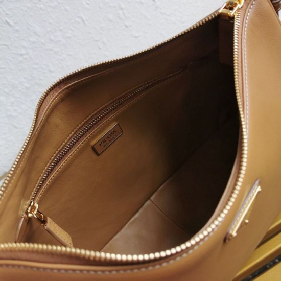 Replica Prada Aimee Large Shoulder Bag Brown Fake Replica Prada Aimee Large Shoulder Bag Brown Fake