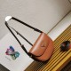 Replica Prada Arque Shoulder Bag with Flap Brown Fake Replica Prada Arque Shoulder Bag with Flap Brown Fake