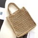 Replica Prada Small Tote Bag Woven Raffia Beige Fake Replica Prada Small Tote Bag Woven Raffia Beige Fake