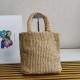 Replica Prada Small Crochet Tote Bag Raffia-effect Yarn Beige Fake Replica Prada Small Crochet Tote Bag Raffia-effect Yarn Beige Fake