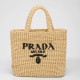 Replica Prada Small Crochet Tote Bag Raffia-effect Yarn Beige Fake Replica Prada Small Crochet Tote Bag Raffia-effect Yarn Beige Fake