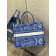 Replica Dior Medium Book Tote Bag Toile de Jouy Reverse Embroidery Blue Fake Replica Dior Medium Book Tote Bag Toile de Jouy Reverse Embroidery Blue Fake