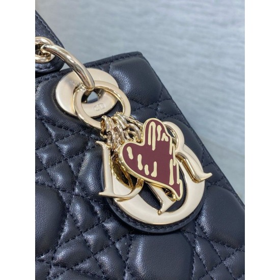 Replica Dior Dioramour Small Lady Dior Bag Cannage Black Fake Replica Dior Dioramour Small Lady Dior Bag Cannage Black Fake