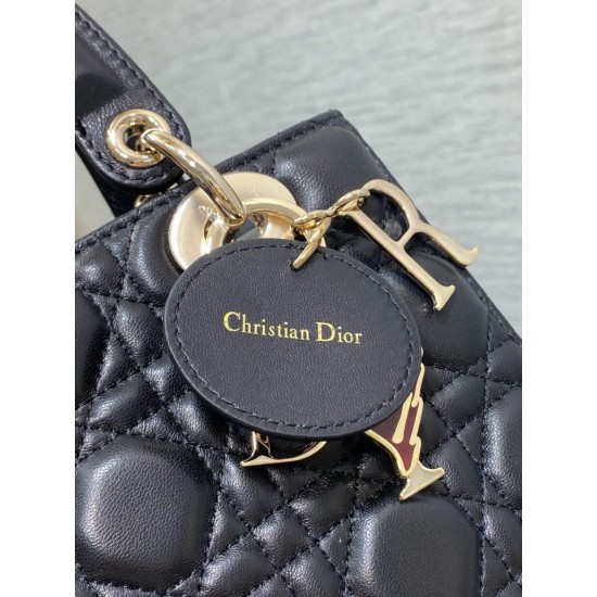 Replica Dior Dioramour Small Lady Dior Bag Cannage Black Fake Replica Dior Dioramour Small Lady Dior Bag Cannage Black Fake