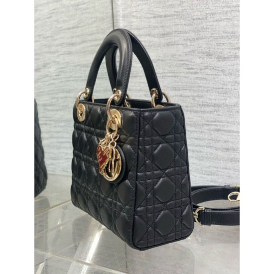 Replica Dior Dioramour Small Lady Dior Bag Cannage Black Fake Replica Dior Dioramour Small Lady Dior Bag Cannage Black Fake