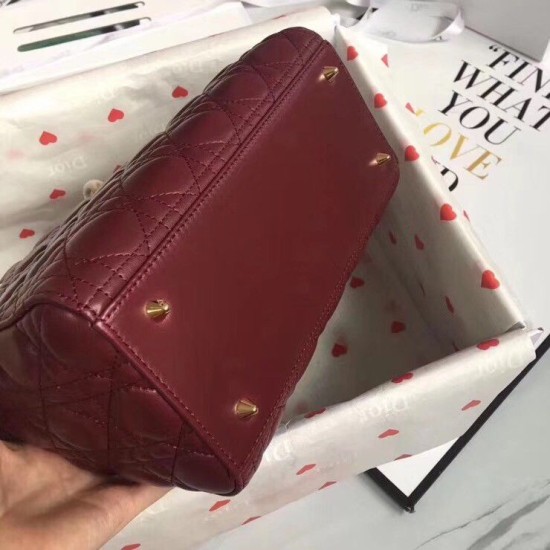 Replica Dior Medium Lady Dior Bag Bordeaux Fake Replica Dior Medium Lady Dior Bag Bordeaux Fake