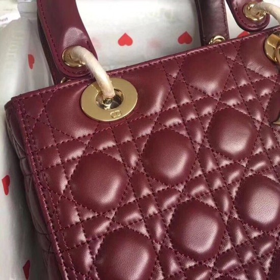 Replica Dior Medium Lady Dior Bag Bordeaux Fake Replica Dior Medium Lady Dior Bag Bordeaux Fake