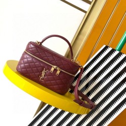 Replica YSL Saint Laurent Gaby Mini Vanity Bag Bordeaux Fake Replica YSL Saint Laurent Gaby Mini Vanity Bag Bordeaux Fake
