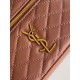 Replica YSL Saint Laurent Gaby Mini Vanity Bag in Barely Pink Fake Replica YSL Saint Laurent Gaby Mini Vanity Bag in Barely Pink Fake