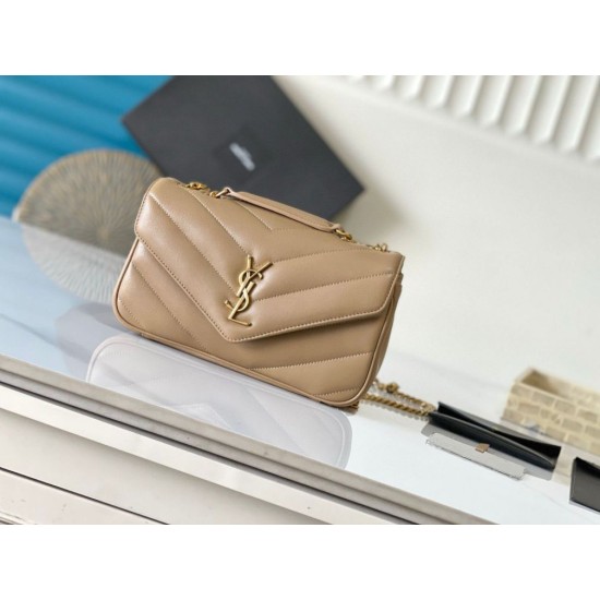 Replica YSL Saint Laurent LouLou Small Bag Matelasse Beige Fake Replica YSL Saint Laurent LouLou Small Bag Matelasse Beige Fake