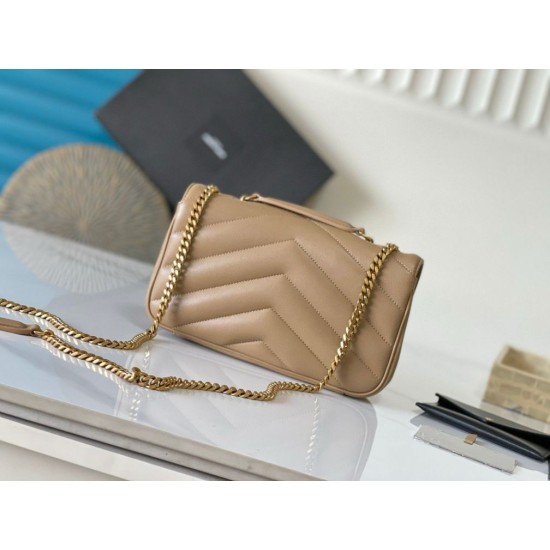Replica YSL Saint Laurent LouLou Small Bag Matelasse Beige Fake Replica YSL Saint Laurent LouLou Small Bag Matelasse Beige Fake