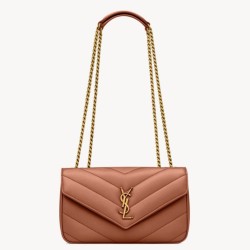 Replica YSL Saint Laurent LouLou Small Bag Hortensia Matelasse Fake