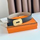 Replica Hermes Neo Reversible Belt 32MM Gray/Black Clemence 