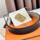 Replica Hermes Neo Reversible Belt 32MM Gray/Black Clemence 