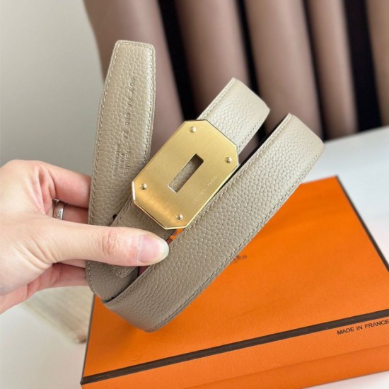 Replica Hermes Neo Reversible Belt 32MM Gray/Black Clemence 