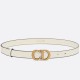 Replica Dior Saddle 20MM Belt White Fake Replica Dior Saddle 20MM Belt White Fake