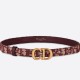 Replica Dior Saddle 20MM Belt Dior Oblique Jacquard Bordeaux Fake Replica Dior Saddle 20MM Belt Dior Oblique Jacquard Bordeaux Fake