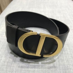 Replica Dior 30 Montaigne 35MM Belt Black Fake