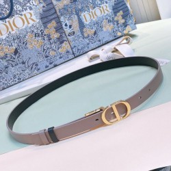 Replica Dior 30 Montaigne Reversible 20MM Belt Grey/Black Fake