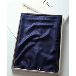 Replica Christian Dior Cannage Shawl 140cm Navy Blue Fake Replica Christian Dior Cannage Shawl 140cm Navy Blue Fake