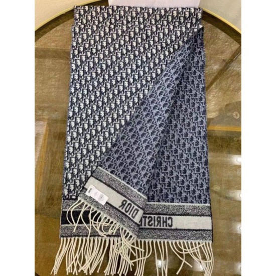 Replica Dior Oblique Scarf Blue Cashmere Fake Replica Dior Oblique Scarf Blue Cashmere Fake