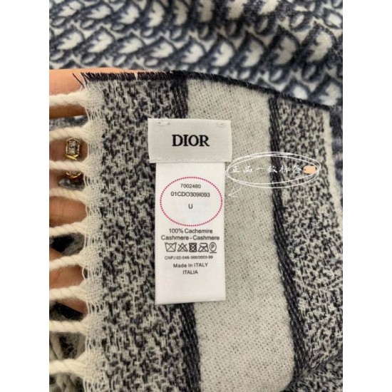 Replica Dior Oblique Scarf Blue Cashmere Fake Replica Dior Oblique Scarf Blue Cashmere Fake