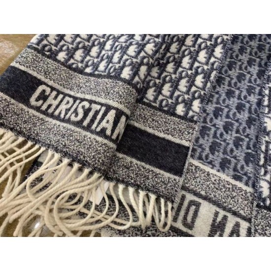 Replica Dior Oblique Scarf Blue Cashmere Fake Replica Dior Oblique Scarf Blue Cashmere Fake