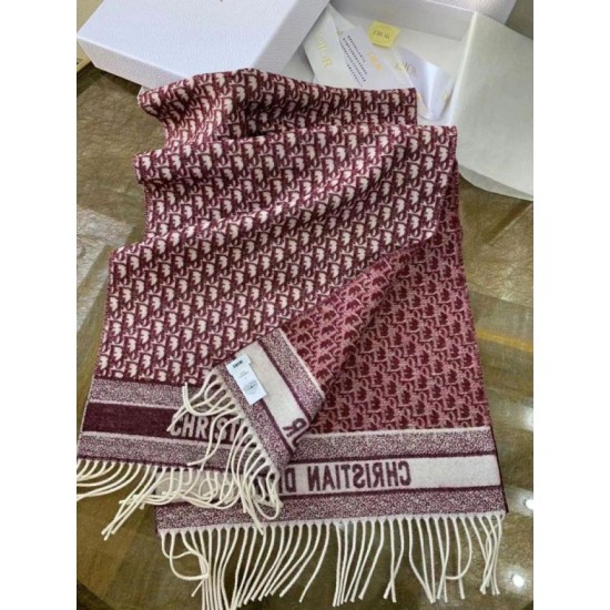 Replica Dior Oblique Scarf Cashmere Burgundy Fake Replica Dior Oblique Scarf Cashmere Burgundy Fake