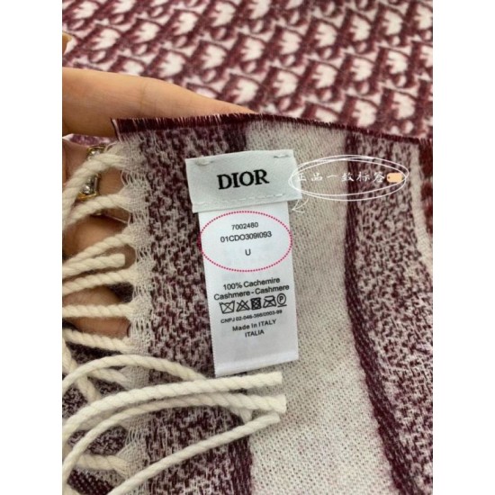 Replica Dior Oblique Scarf Cashmere Burgundy Fake Replica Dior Oblique Scarf Cashmere Burgundy Fake