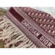 Replica Dior Oblique Scarf Cashmere Burgundy Fake Replica Dior Oblique Scarf Cashmere Burgundy Fake
