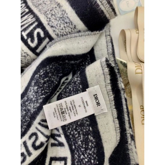 Replica Dior Oblique Blanket Wool and Angora Navy Blue Fake Replica Dior Oblique Blanket Wool and Angora Navy Blue Fake