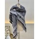 Replica Dior Oblique Blanket Wool and Angora Navy Blue Fake Replica Dior Oblique Blanket Wool and Angora Navy Blue Fake