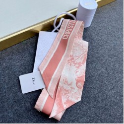 Replica Dior Toile de Jouy Sauvage Mitzah Scarf Silk Twill Pink Fake