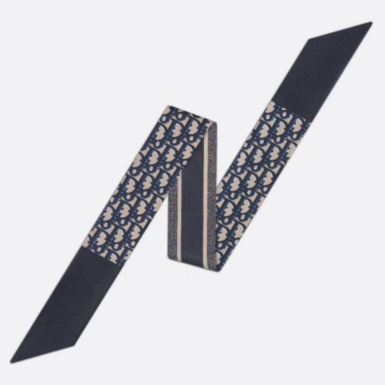 Replica Dior Oblique Mitzah Scarf Silk Twill Blue Fake Replica Dior Oblique Mitzah Scarf Silk Twill Blue Fake