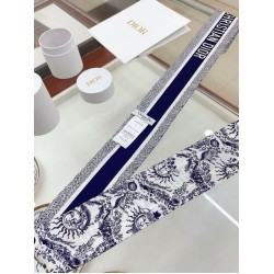 Replica Dior Toile de Jouy Soleil Mitzah Scarf Silk Twill Blue Fake Replica Dior Toile de Jouy Soleil Mitzah Scarf Silk Twill Blue Fake