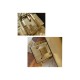 Replica Fendi Baguette Medium Bag With FF Motif Gold Fake Replica Fendi Baguette Medium Bag With FF Motif Gold Fake